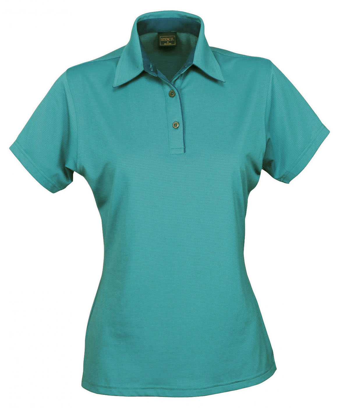 Stencil-Ladies-SilverTech-Polo