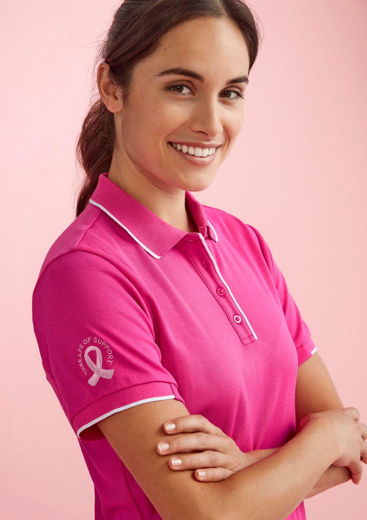 Biz-Care-Womens-Pink-Short-Sleeve-Polo