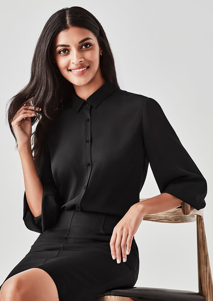 Biz-Corporate-Womens-Lucy-Sleeve-Blouse
