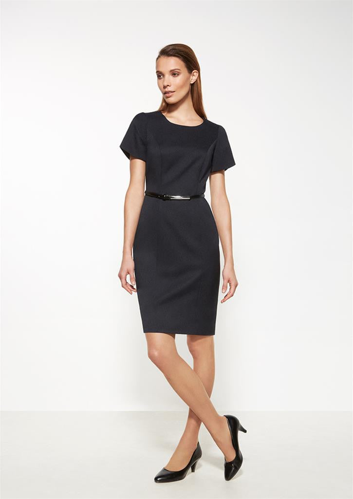 Biz-Corporates-Womens-Cool-Stretch-Short-Sleeve-Shift-Dress